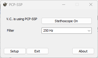 Image of the PCP-SSP software interface